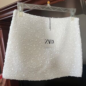 Sequin mini skirt